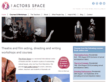Tablet Screenshot of actors-space.org